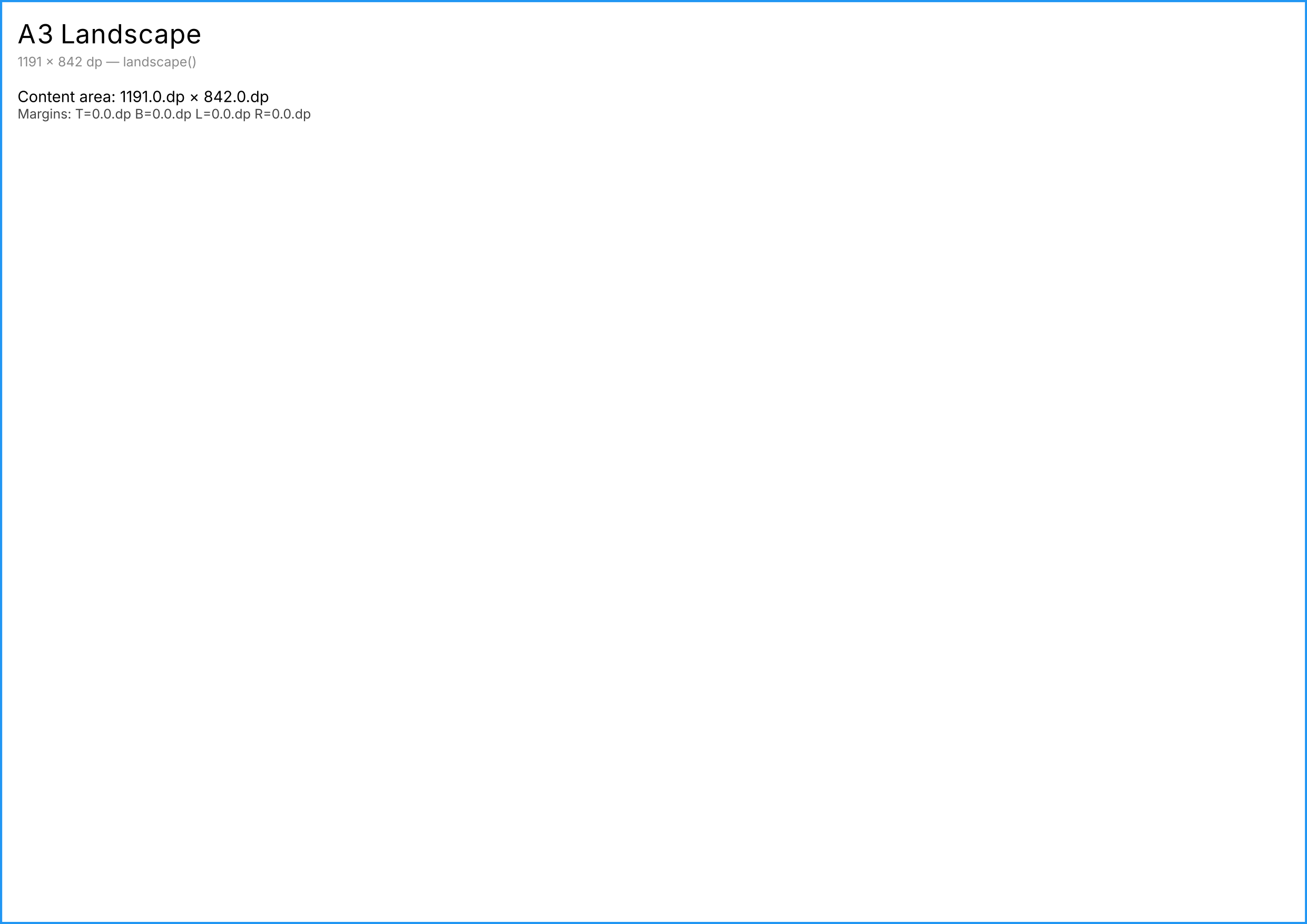 A3 landscape